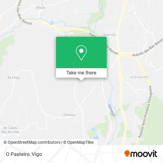 O Pasteiro map