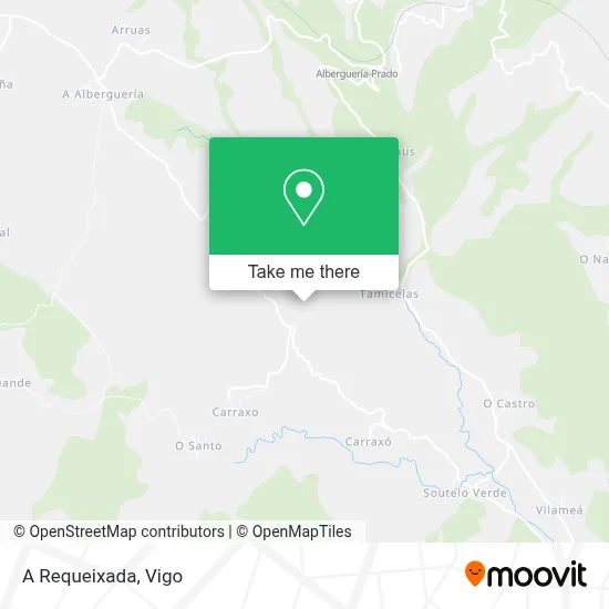 A Requeixada map