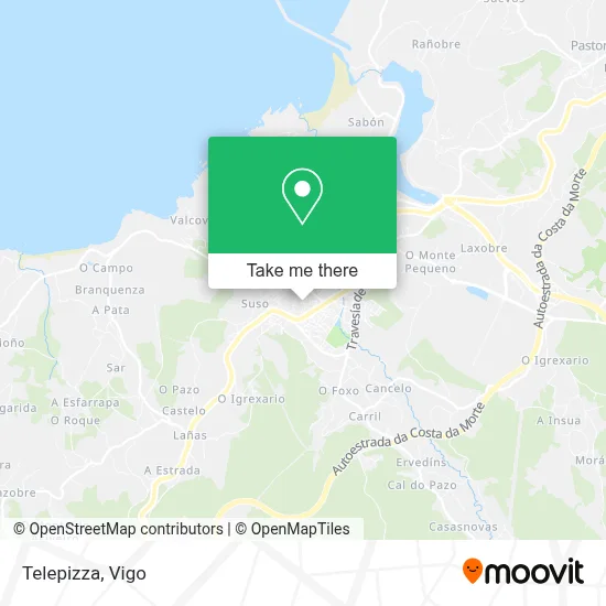 Telepizza map