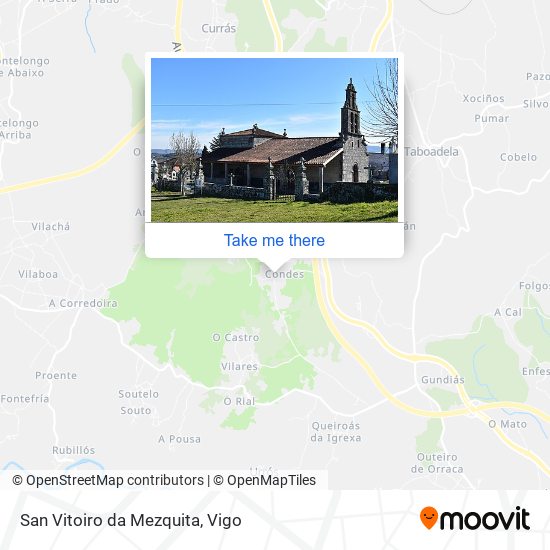 San Vitoiro da Mezquita map