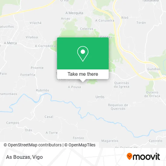 As Bouzas map