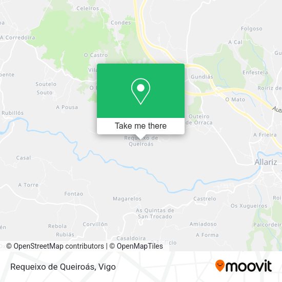 Requeixo de Queiroás map