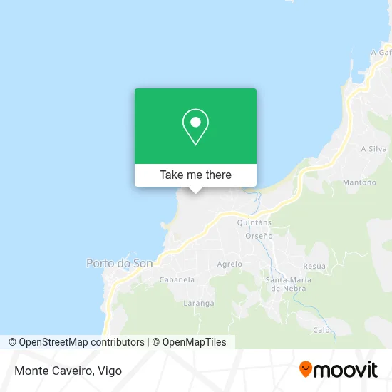 Monte Caveiro map