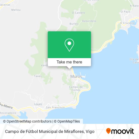 Campo de Fútbol Municipal de Miraflores map