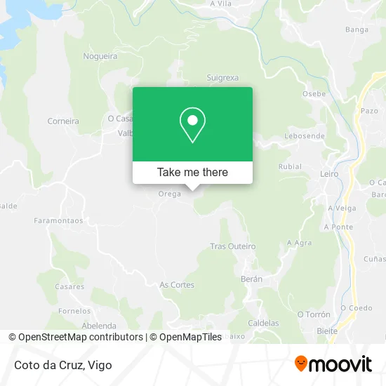 Coto da Cruz map