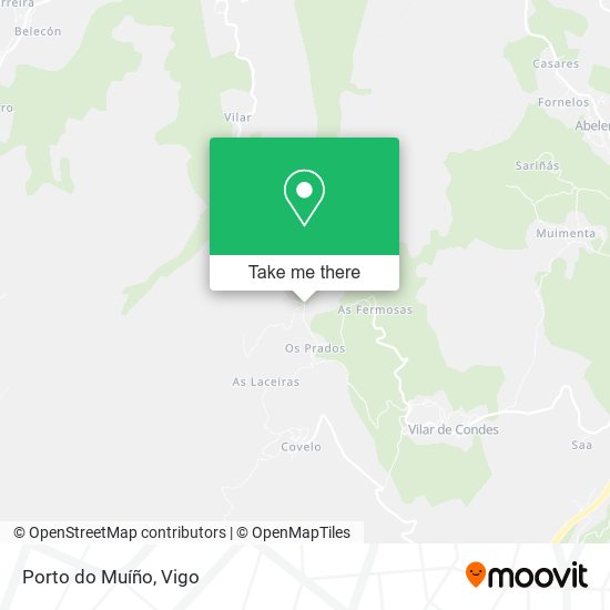Porto do Muíño map