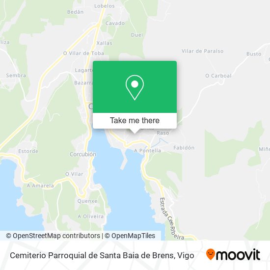 Cemiterio Parroquial de Santa Baia de Brens map