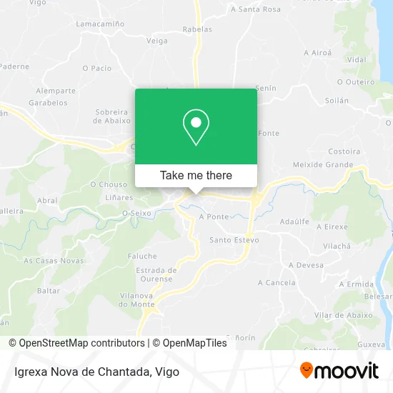 Igrexa Nova de Chantada map