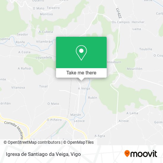 Igrexa de Santiago da Veiga map