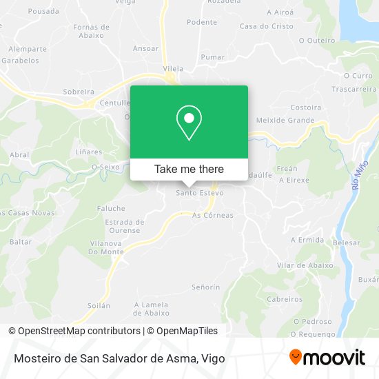 Mosteiro de San Salvador de Asma map