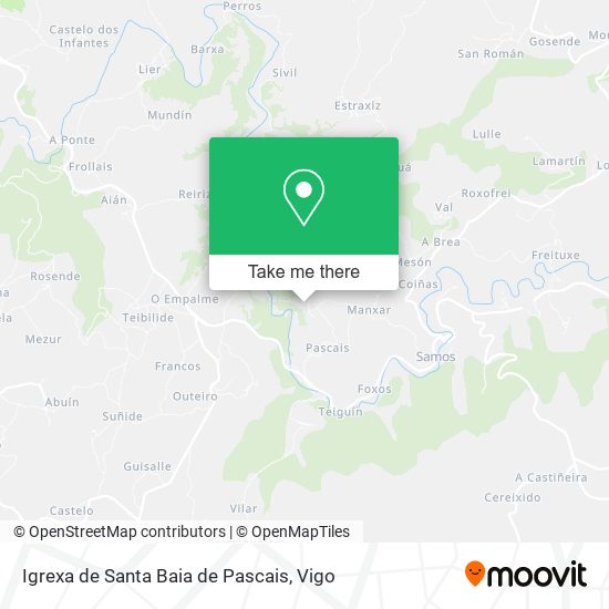 Igrexa de Santa Baia de Pascais map
