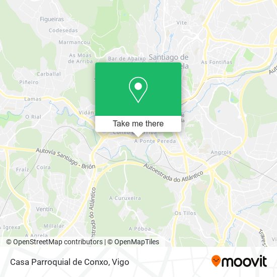 Casa Parroquial de Conxo map
