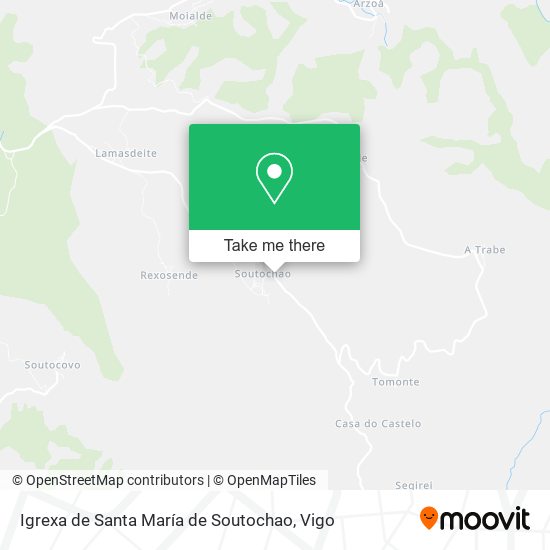 Igrexa de Santa María de Soutochao map