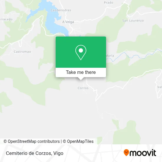 Cemiterio de Corzos map