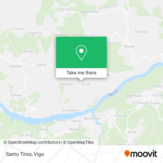 Santo Tirso map