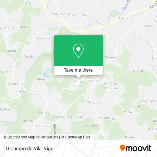 O Campo da Vila map