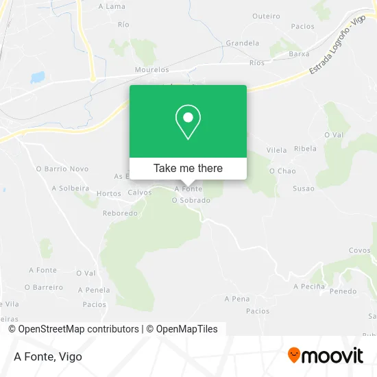 A Fonte map