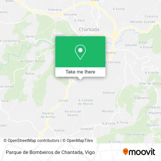 Parque de Bombeiros de Chantada map