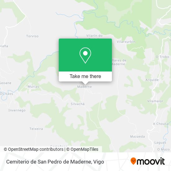 Cemiterio de San Pedro de Maderne map