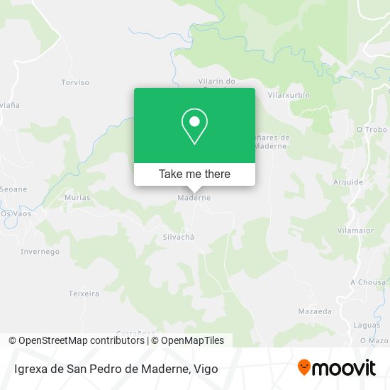 Igrexa de San Pedro de Maderne map