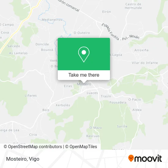 Mosteiro map