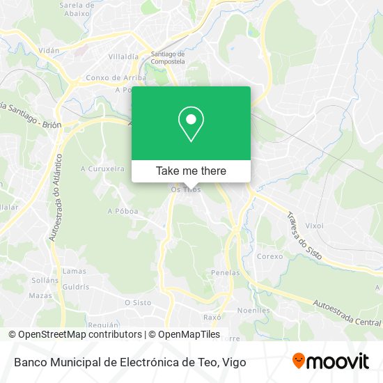 Banco Municipal de Electrónica de Teo map