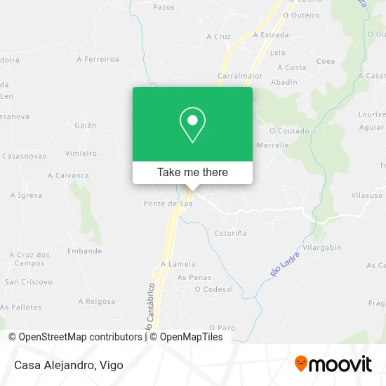 Casa Alejandro map