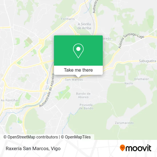 Raxería San Marcos map