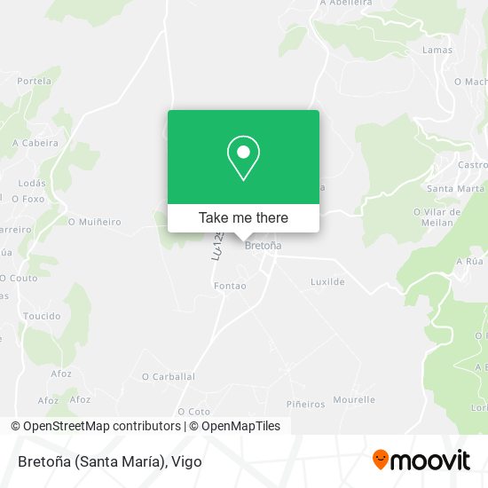 Bretoña (Santa María) map