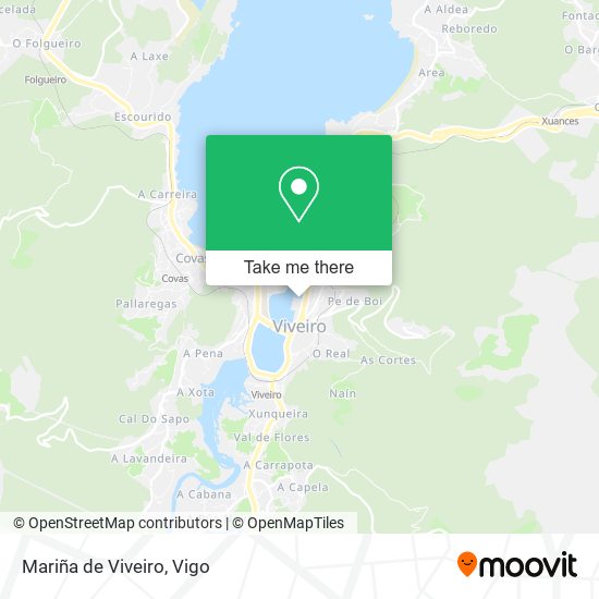 Mariña de Viveiro map