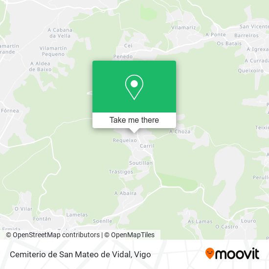 Cemiterio de San Mateo de Vidal map