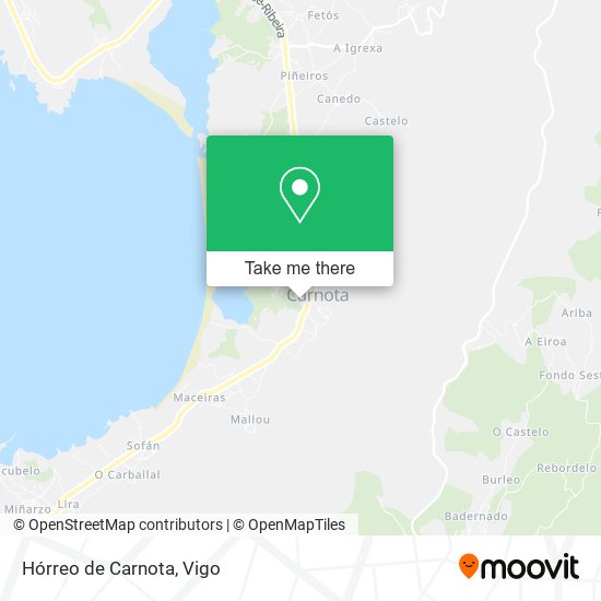 Hórreo de Carnota map