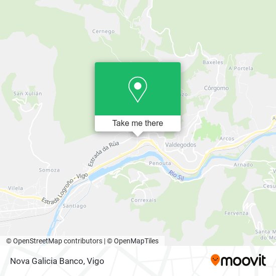 Nova Galicia Banco map