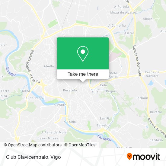 Club Clavicembalo map