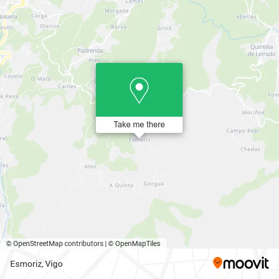 Esmoriz map