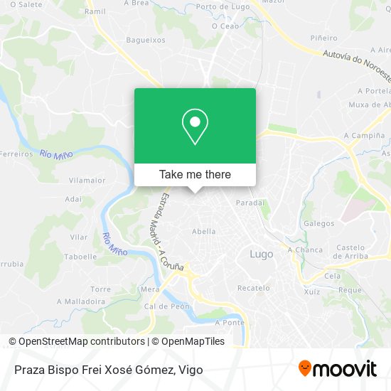 Praza Bispo Frei Xosé Gómez map