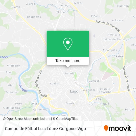 Campo de Fútbol Luis López Gorgoso map