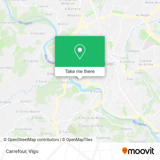 Carrefour map