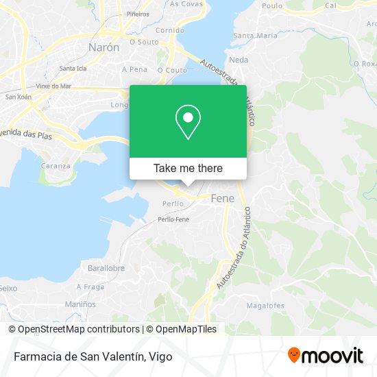 Farmacia de San Valentín map