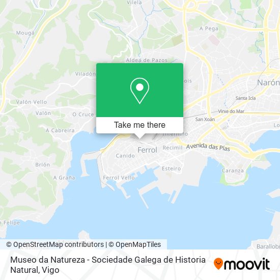 Museo da Natureza - Sociedade Galega de Historia Natural map