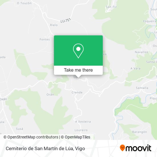Cemiterio de San Martín de Lúa map