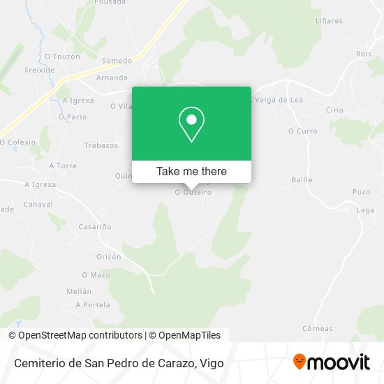 Cemiterio de San Pedro de Carazo map