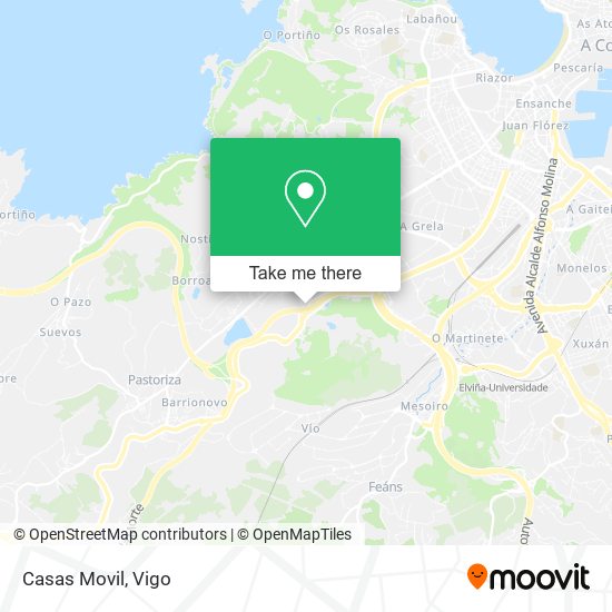 Casas Movil map