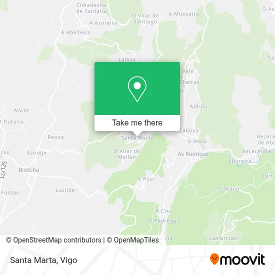 Santa Marta map