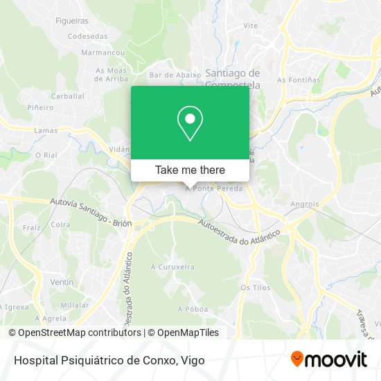 Hospital Psiquiátrico de Conxo map