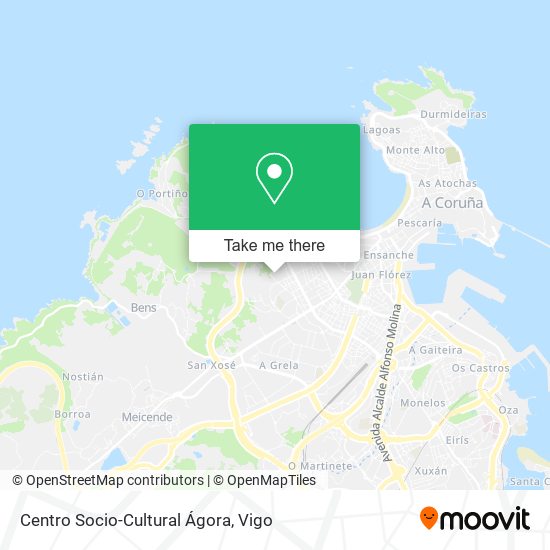 Centro Socio-Cultural Ágora map