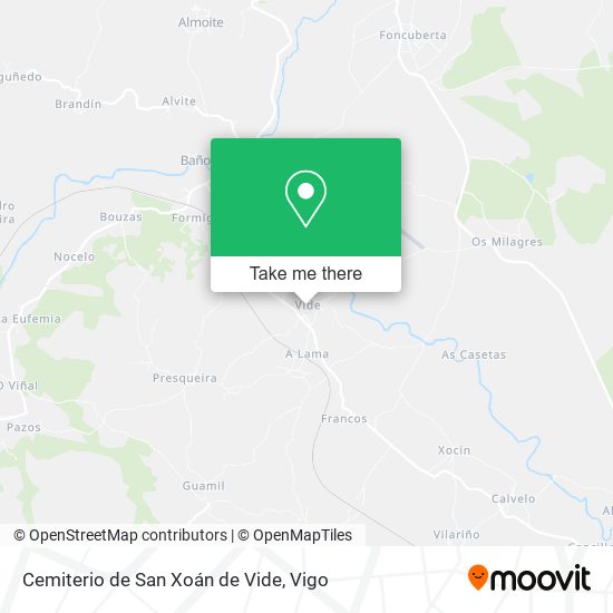 Cemiterio de San Xoán de Vide map