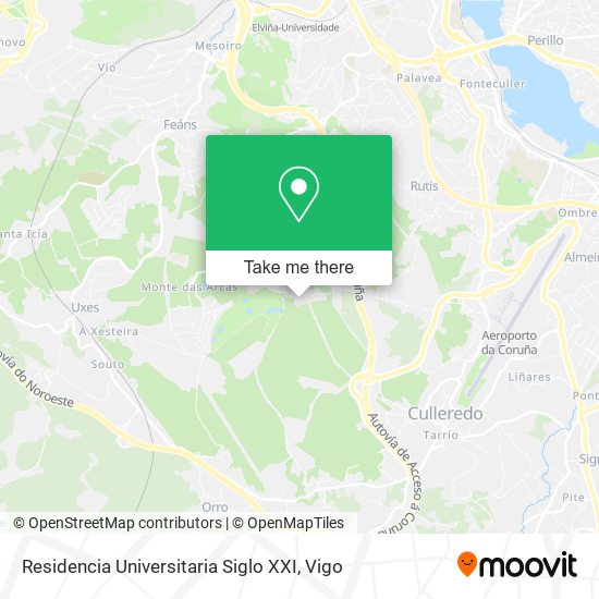 Residencia Universitaria Siglo XXI map