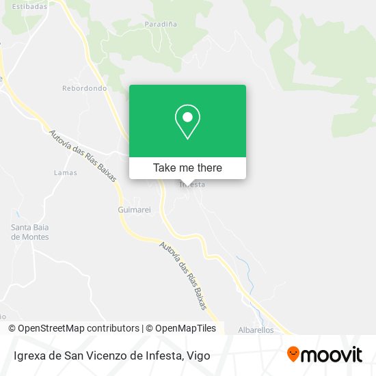 Igrexa de San Vicenzo de Infesta map