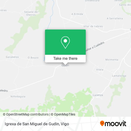 Igrexa de San Miguel de Gudín map